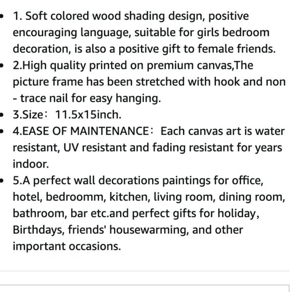 Canvas wall art The Ones That Love Us Never Really Leave Us NWT - Picture 5 of 6